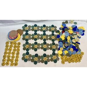 Fabric Yoyos and Precut Circles for Vintage Inspired Project or Restoration